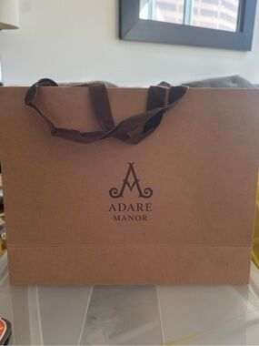 Adare Manor Shopping Bag with brown handles